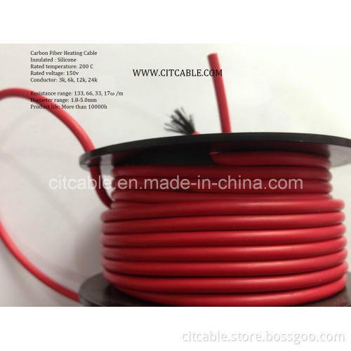 Carbon Fiber Heating Cable